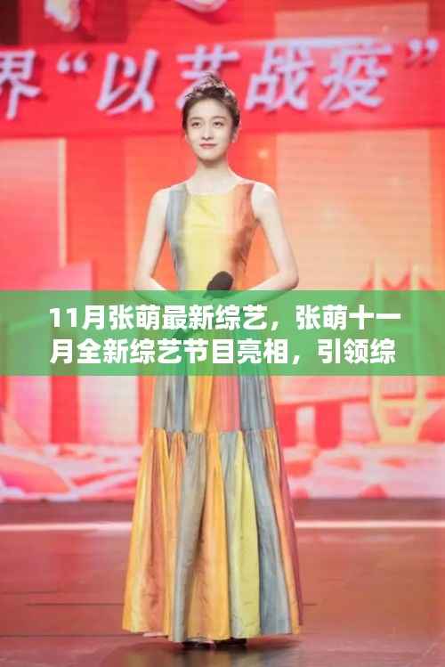 张萌十一月全新综艺节目亮相,引领综艺新风潮,张萌最新综艺11月瞩目登场
