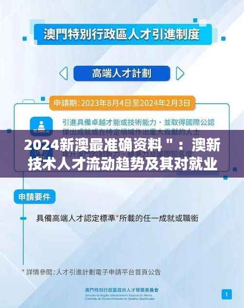 2024新澳最准确资料":澳新技术人才流动趋势及其对就业市场的影响观察