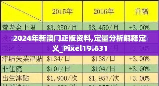 2024年新澳门正版资料,定量分析解释定义_Pixel19.631