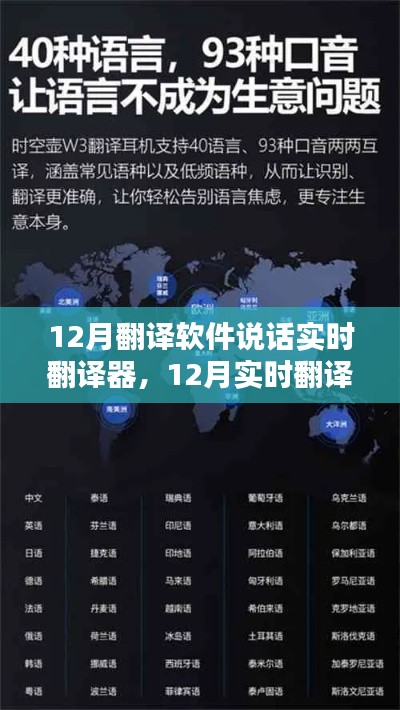 从入门到精通,12月实时翻译软件使用指南与说话翻译器功能解析